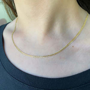 Collar de <span class=keywords><strong>Cadena</strong></span> Personalizado MaiYi, Cadenas de Oro Real de 14K, Collar de <span class=keywords><strong>Cadena</strong></span> Cubana con Cuentas - Product Image 5