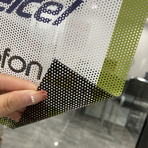 Factory <strong>Custom</strong> High Quality <strong>Sticker</strong> One Way Vision <strong>Window</strong> Decal <strong>Custom</strong> Large One-way Vision <strong>Sticker</strong> - Product Image 1