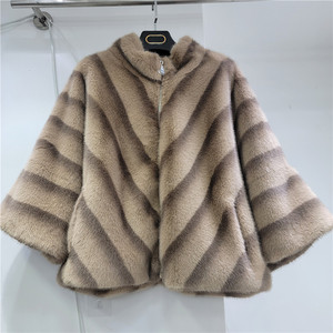 Cappotto Ecologico <span class=keywords><strong>in</strong></span> Finta Pelliccia di <span class=keywords><strong>Visone</strong></span> Caldo, Stile Casual Giovanile e Comodo per l'Inverno 2025 - Product Image 2
