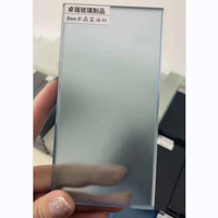 Plaque de verre trempé personnalisée 3mm 6mm, gravure sur glace givrée, acide gravé, diviseur de teinte, panneaux muraux, verre résistant à la chaleur
