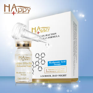 Happy+ Sérum Liquide Super Concentré 10ml à l'Acide Hyaluronique et <span class=keywords><strong>Vitamine</strong></span> <span class=keywords><strong>C</strong></span> Anti-Âge, Réducteur de Pores, Éclaircissant et Hydratant pour le Visage - Product Image 3