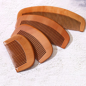 Logo all'ingrosso fatto a mano su misura per capelli e barba portatile con capelli e pettine per salone regalo promozionale - Product Image 1