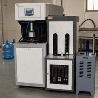Machine de soufflage de bouteilles d'eau en PET semi-automatique de 5 gallons |   Équipement de soufflage de barils de 19 L, 380 V, SG-B20L