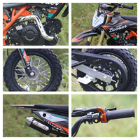 Motocicleta Todoterreno de Gasolina de 60 cc, 40 km/h, 1.6 kW, Mini Motocicleta de Carreras de Montaña para Adultos y Niños, BSE Moto