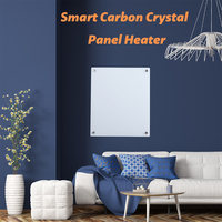 300W Blanc Maison Électrique Convecteur Monté Mur En Verre Radiateurs Télécommandés Via WiFi Film De Cristal De Carbone Plafond Infrarouge