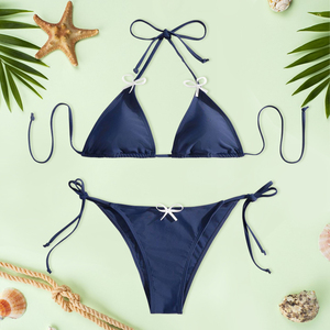<span class=keywords><strong>Maillot</strong></span> <span class=keywords><strong>de</strong></span> <span class=keywords><strong>bain</strong></span> deux pièces uni pour femme, style bandage, avec soutien-gorge triangle et bas <span class=keywords><strong>taille</strong></span> basse, maillots <span class=keywords><strong>de</strong></span> <span class=keywords><strong>bain</strong></span> <span class=keywords><strong>grande</strong></span> <span class=keywords><strong>taille</strong></span> pour femme - Product Image 1