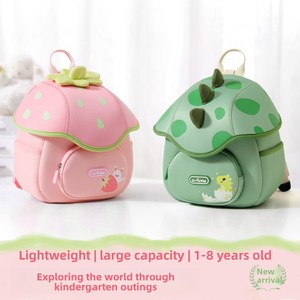 OEM ODM Custom Logo Low MOQ Dinosaur Children <strong>Backpack</strong> 3-6 Years Old Boys Girls Factory Direct New Style Cartoon Bookbag - Product Image 2