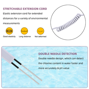 CL Tester 2 Trong 1 Chất Lượng Nước PH & Clo PC-104 Cấp Độ Di Động Kỹ Thuật Số PH Meter Hồ Bơi Spa Dụng Cụ Phân Tích - Product Image 3