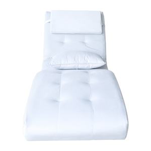 Camilla de Masaje Plegable Curva en Forma de S Pinky Leem, Camilla de Spa Manual Blanca, Camilla de Belleza - Product Image 6