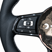 Volant en cuir Volkswagen pour Golf MK6 MK7 MK7.5 GTI GTD GTE R Polo Passat Tiguan Scirocco Volant personnalisé