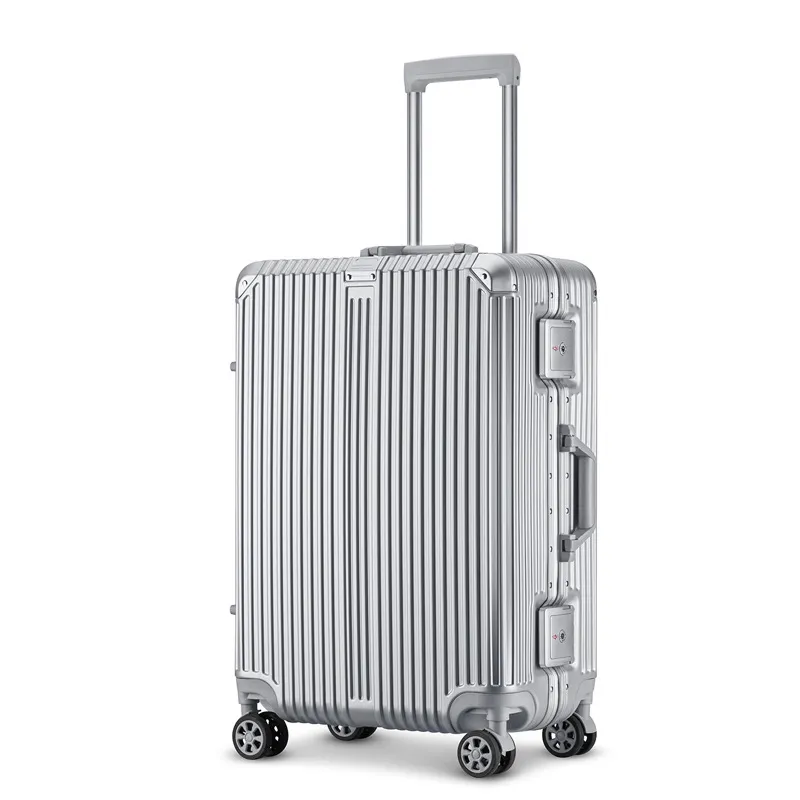 Nhà máy thiết kế mới ABS hành lý đặt PC vỏ cứng du lịch khung nhôm xe đẩy trường hợp kinh doanh không thấm nước mang theo trên vali