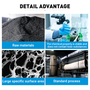 Chất lượng cao màu đen sáng Anthracite Lọc phương tiện truyền thông xử lý nước công nghiệp cao cố định Carbon nội dung độ tinh khiết 99% 0.8-1.6mm - Product Image 6