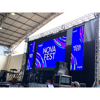Pantalla LED para Exteriores con Paso de Píxeles de 3.9 3.91, Pantalla Trasera para Eventos, Escenarios, DJ, Paquete de Video Wall LED a Todo Color, Pantalla LED Exterior