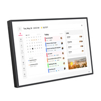 Organisateur familial Whale Framely App avec écran tactile interactif, montage mural en portrait ou en paysage, calendrier numérique