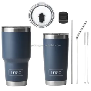 Factory Hot Selling 30 Oz Double Wall Stainless Steel Water Tumbler Travel Mug Custom Logo Thermal Glasses Insulation Large Mugs