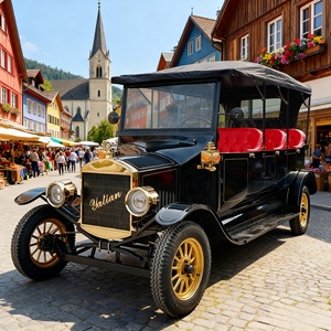 Véhicule Urbain à Basse Vitesse 8 Places, Voiture Classique pour Visites de Ville - Product Image 3