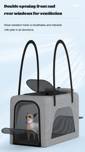 Poussette à deux étages <span class=keywords><strong>pour</strong></span> chats et <span class=keywords><strong>chiens</strong></span> en peluche Convient aux <span class=keywords><strong>chiens</strong></span> âgés ou <span class=keywords><strong>handicapés</strong></span> Chariots d'extérieur légers à deux niveaux - Product Image 4