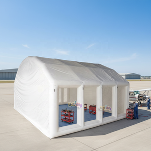 Structure gonflable personnalisée <span class=keywords><strong>Hangar</strong></span> pour avions Stockage extérieur Entrepôt <span class=keywords><strong>Tunnel</strong></span> Tente gonflable pour avions pour utilisation mobile - Product Image 1