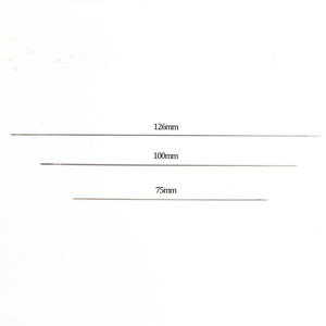 5pcs/bag Central Opening Stainless Steel Tool Pins Big Eye Curved Beading <strong>Needles</strong> for DIY <strong>Beads</strong> - Product Image 6