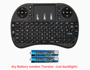 Hot bán mini không dây 18 bàn phím chuột 7 màu sắc đèn nền USB 2.4 Gam không dây lớn Touchpad chuột phím Raspberry Pi bàn phím - Product Image 6