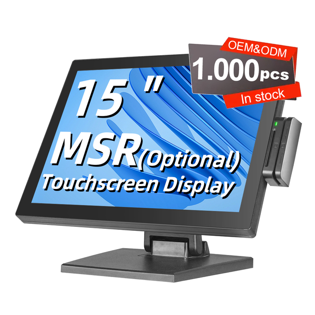 Wholesale Windows Pos System Compatible IPS 15 Inch Touch Screen Monitor Pos Touch Monitor for POS Supermarket Restaurant