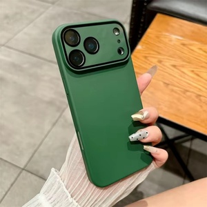 เคสโทรศัพท์แบบแข็งสีลูกกวาด ผลิตจากพลาสติก PC  แบบด้าน สำหรับ iPhone 17 16 15 14 Plus 13 12 11 Pro Max พร้อมฟิล์มกันรอยเลนส์กล้อง  ป้องกันการลื่น - Product Image 5