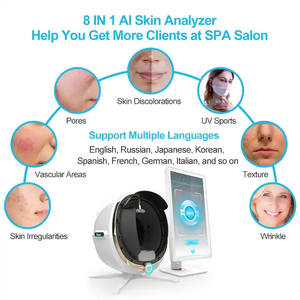 Analyseur de peau 2023, écran 21,5 pouces, miroir magique professionnel, analyseur de spectre facial, scanner de peau pour salon - Product Image 4