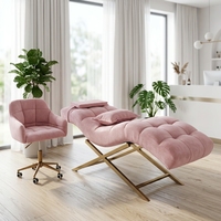 Ensemble de lit à cils dorés de luxe moderne Lit de massage de beauté en cuir avec personnalisation électrique pour salon et chambre à coucher