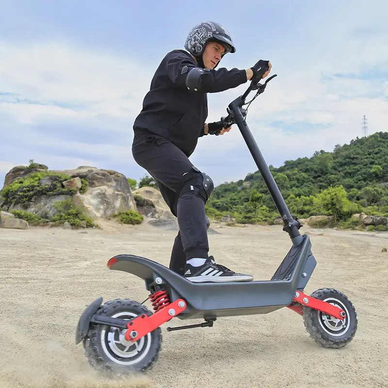EU USA warehouse 11 inch Wide Big Wheel Off Road Dual Motor electr scooter Adults E Scooter Electric for New Year Christmas Gift