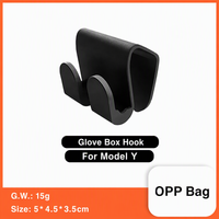 Clip de fixation pour boîte à gants Tesla Model 3/Y, côté passager, en ABS, pour rangement de voiture
