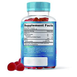 ไบโอตินวิตามิน <span class=keywords><strong>A</strong></span> <span class=keywords><strong>C</strong></span> D E B สังกะสีสำหรับเด็กโภชนาการเด็กปราศจากน้ำตาลกัมมี่เคี้ยวได้ - Product Image 2