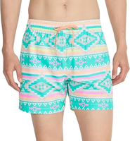 Celana Pendek Pantai Pria Kasual Cepat Kering Bahan Polyester Spandex Motif Garis, Cetak, Huruf, Buah, Hewan untuk Berenang