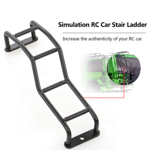 Échelle d'escalier de voiture <span class=keywords><strong>RC</strong></span> Mini échelle de simulation en métal à 4 niveaux Décorer pour <span class=keywords><strong>TAMIYA</strong></span> CC01 Pajero SCX10 <span class=keywords><strong>RC</strong></span> Car Truck - Product Image 4
