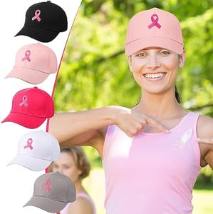 Berretto da Baseball <span class=keywords><strong>con</strong></span> <span class=keywords><strong>nastro</strong></span> <span class=keywords><strong>rosa</strong></span> <span class=keywords><strong>con</strong></span> cappuccio personalizzato ricamato per la consapevolezza del cancro al seno - Product Image 5