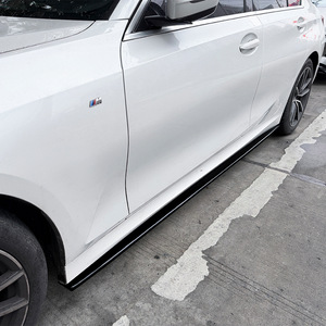 Bmw 3 Series G20 G21 Side Skirts Abs Piano Black Carbon Fiber Texture 2019+ M Sport Standard Wheelbase - Product Image 3