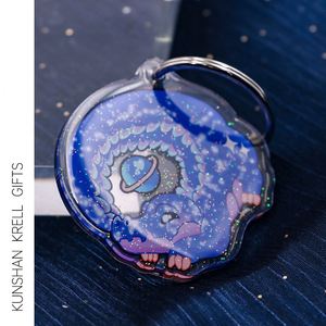 Custom Design Epoxy Resin Cute Shine Acrylic <b>Key</b> Chains Charm Acrylic Gift Make Your Own logo Acrylic Keychains - Product Image 4