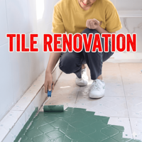 Peinture murale intérieure, revêtement liquide imperméable changeant de couleur pour carrelage céramique, application par pulvérisation pour la rénovation de salles de bain et de maisons