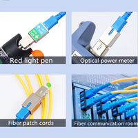 Adaptor Fiber Optik SC APC Jantan ke SC UPC Betina