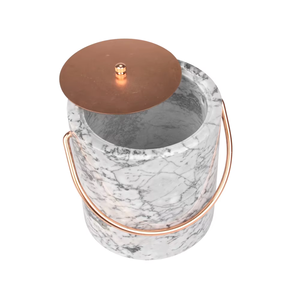 Cubo de hielo de mármol de fábrica personalizable-Soporte elegante para enfriador de vino y enfriador de cerveza para fiestas, bares, aceptar patrón personalizado - Product Image 3