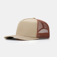 Gorra Trucker de 5 Paneles Bicolor con Malla Transpirable, Fábrica BSCI para Venta al por Mayor, Estilo Urbano, MOQ Bajo, Precio