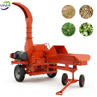 Machine à hacher la paille sèche et humide pour volailles et animaux, coupe-fourrage, hacheuse d'ensilage, déchiqueteuse de foin et d'herbe