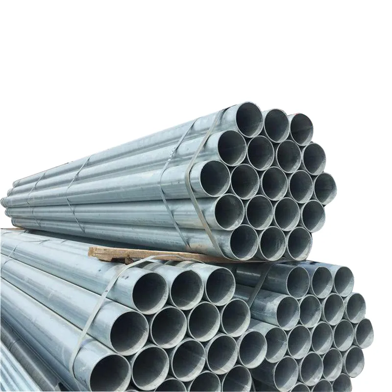 China steel pipe factory produces galvanized steel pipes tube with fast delivery and good price