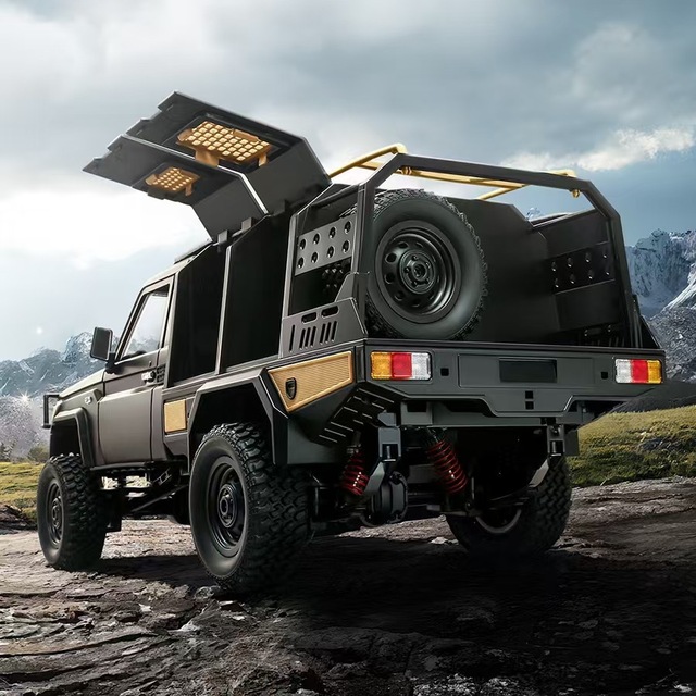 Cross-Border Wild Pickup MN82S Four-Wheel Drive On-Road Climbing Car 1:12 Scale RC Model Toy Ready-to-Go Metal 4-Channel Expert