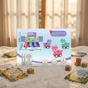 Voiture jouet à friction mignonne à presser et à faire glisser, en plastique ABS, unisexe, sans piles, cadeau pour enfants - Product Image 5