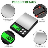Changxie fábrica Venta al por mayor OEM oro mini digital joyería escala tirar hacia atrás Escala de bolsillo modelo plástico mini escala