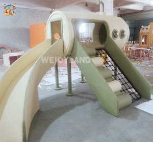 WEJOY Luncur kapal selam dengan lubang bola untuk anak-anak, peralatan tempat bermain dalam ruangan, rumah bermain lembut untuk taman bermain - Product Image 4