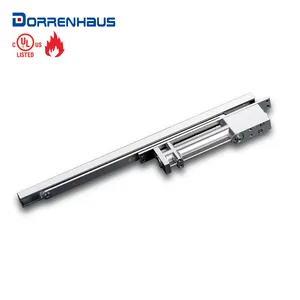 Dorrenaus Rails de porte D30 hydrauliques encastrés, ferme-porte coulissant automatique avec maintien ouvert, raccords répertoriés UL