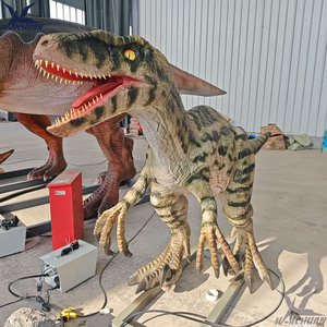 Robot realista con control remoto, estatua de <span class=keywords><strong>Velociraptor</strong></span>, tamaño de Parque Jurásico para exposición de dinosaurios - Product Image 5