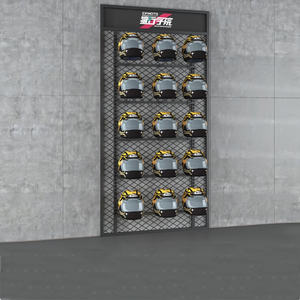 Accessoires populaires de présentoir de casque de moto en métal de YiSheng pour le support de casque d'affichage de magasin personnaliser - Product Image 1