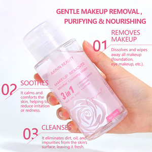 Nettoyant visage hydratant démaquillant AiXin Private Label pour peaux normales 300 ml Eau <span class=keywords><strong>micellaire</strong></span> à la rose - Product Image 3